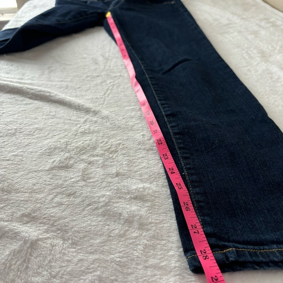 AG The Stilt Cigarette Leg Jeans Dark Wash Size 28R - Picture 11 of 13